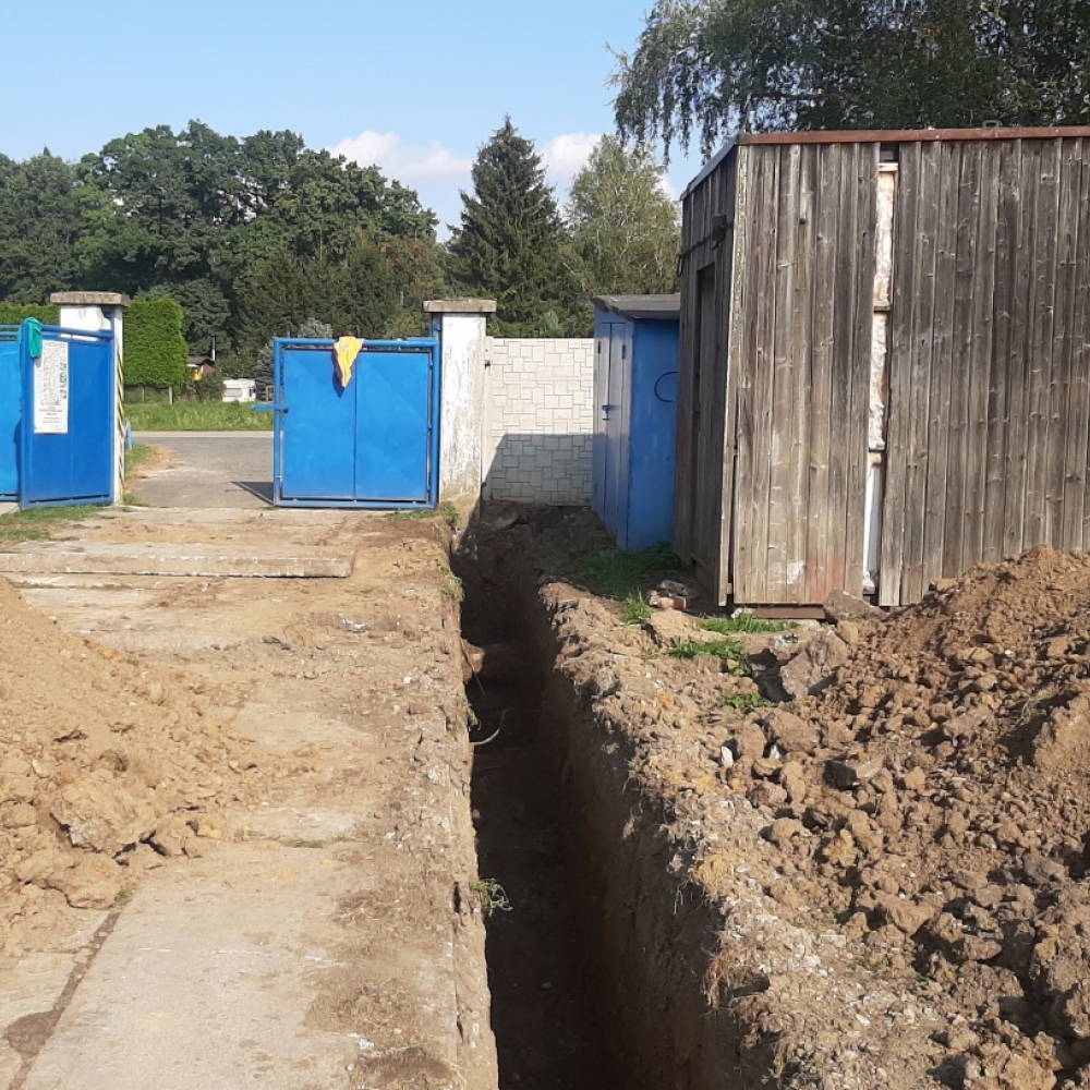 Středisko Hodonín, oprava inženýrských sítí