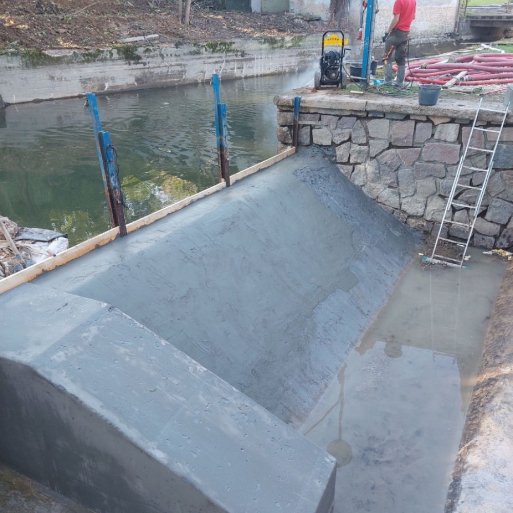 Jez Vysoké Mýto – Čápovna, oprava dlažeb a sanace betonů