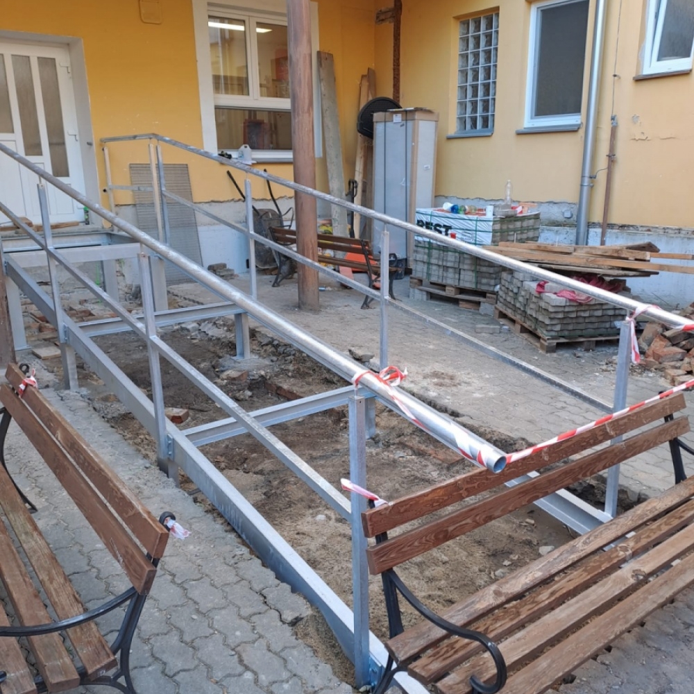 Oprava rampy pro imobilní