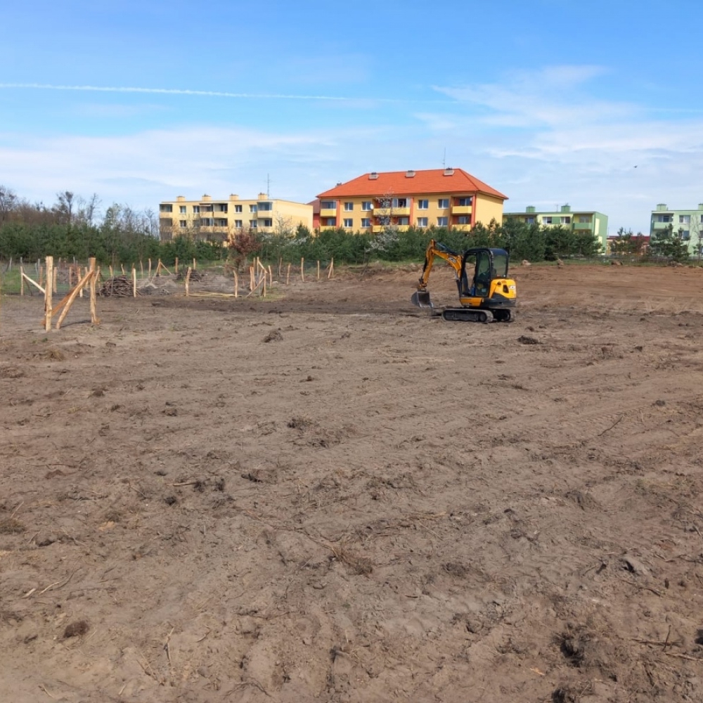Obnova dětského městečka po tornádu 2024 - vegetační úpravy