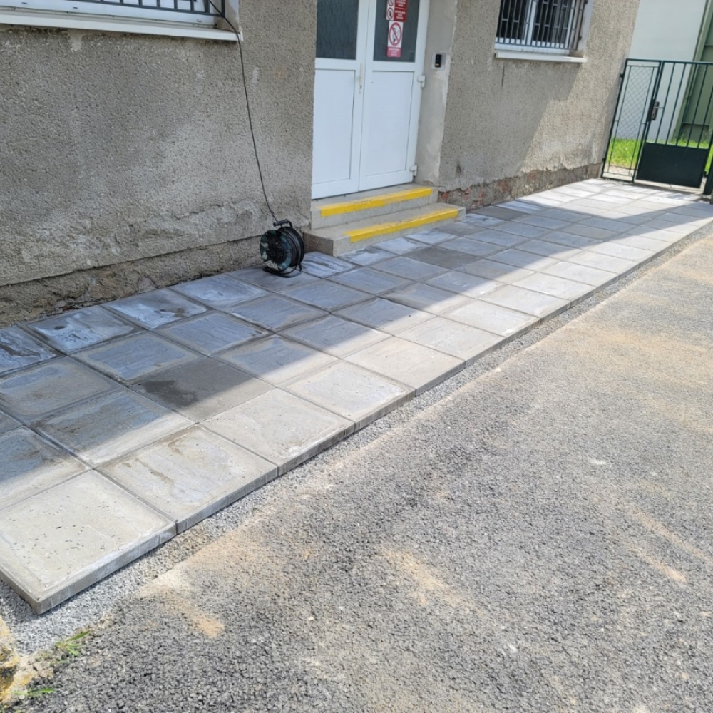 Šumperk - oprava kabelového kanálu