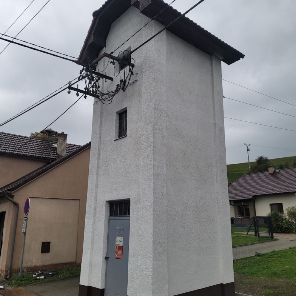Životice u Nového Jičína - Oprava fasády trafostanice NJ_5249