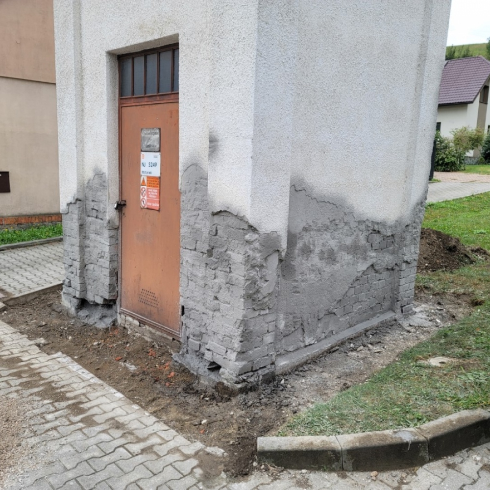 Životice u Nového Jičína - Oprava fasády trafostanice NJ_5249